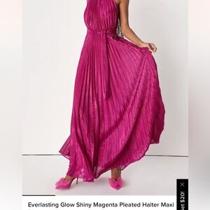 Magenta Lulus Maxi Dress